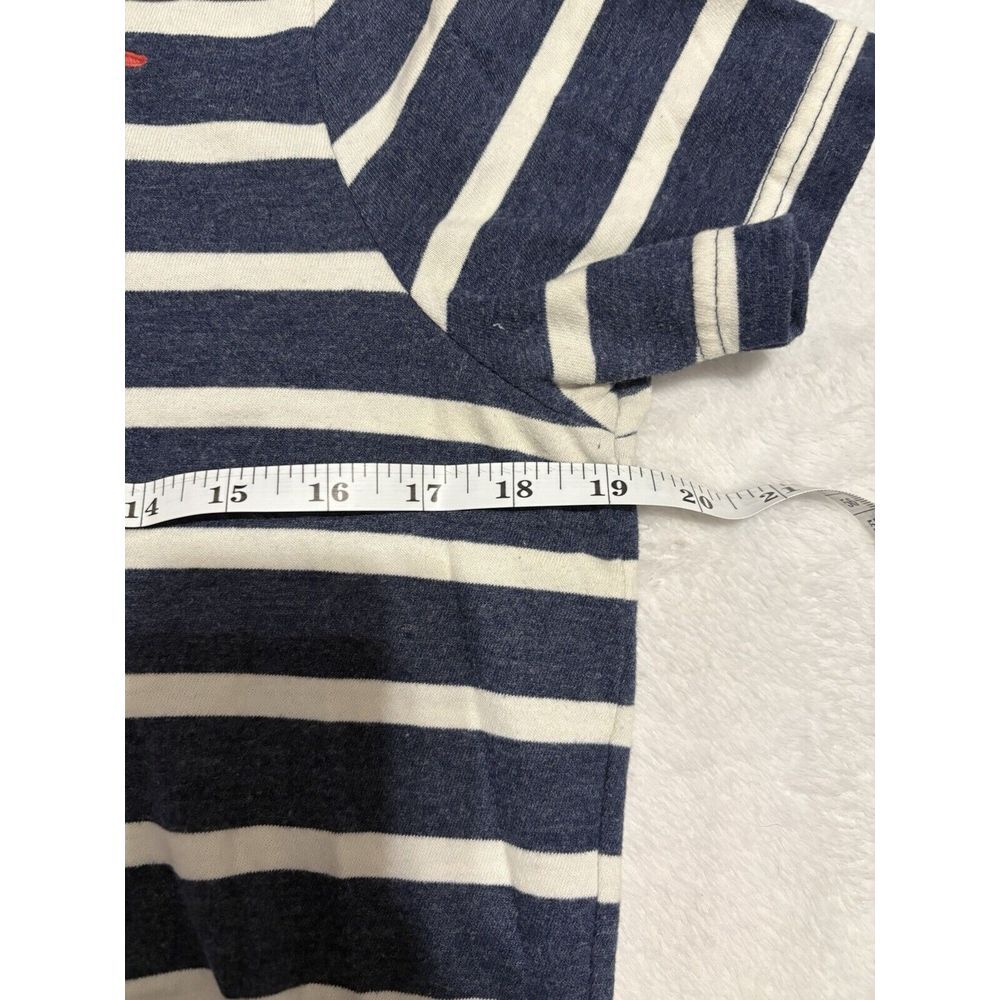 Youth Medium Hollister‎ Tee Striped Navy White Red - Picture 4 of 5